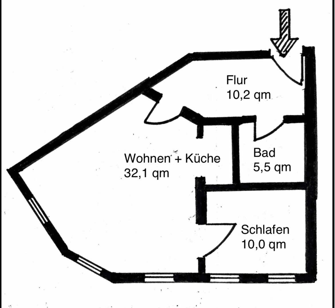 2 bedroom flat to rent, 58 m², Könneritzstraße 59, Leipzig, Saxony 2 bedroom flat to rent, 58 m², Könneritzstraße 59, Leipzig, Saxony
