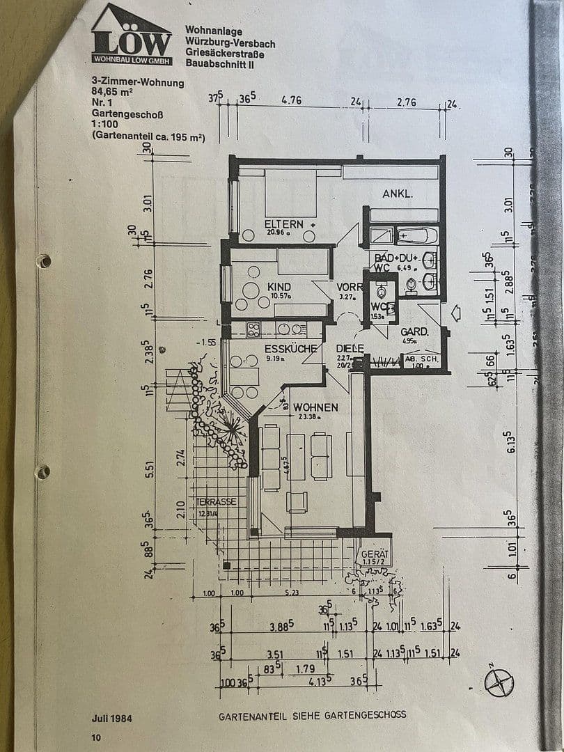 3 bedroom flat for sale, 85 m², Würzburg, Bavaria 3 bedroom flat for sale, 85 m², Würzburg, Bavaria