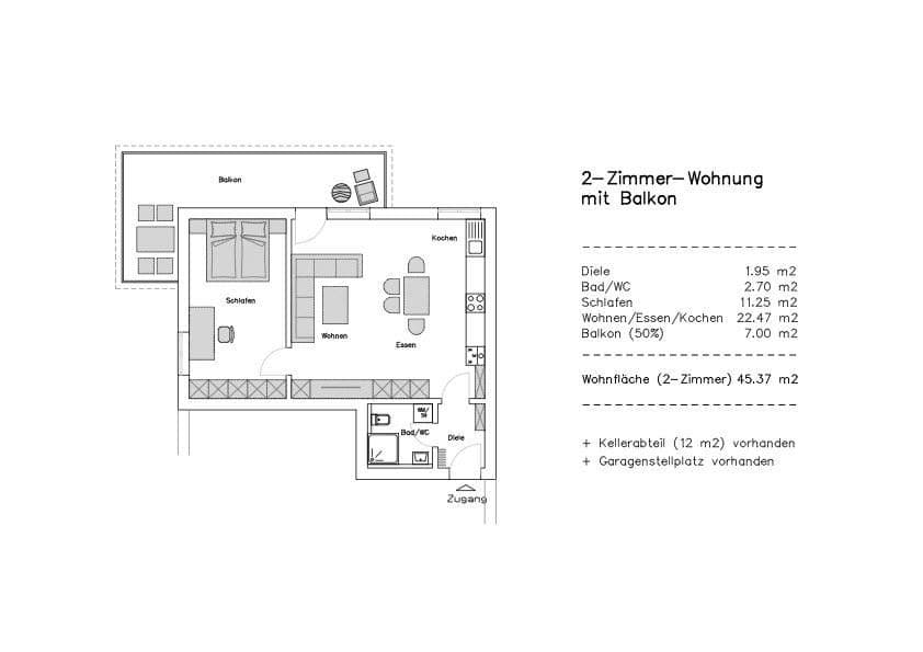 2 bedroom flat for sale, 46 m², Gschwender-Horn-Weg 19, Immenstadt im Allgäu, Bavaria 2 bedroom flat for sale, 46 m², Gschwender-Horn-Weg 19, Immenstadt im Allgäu, Bavaria