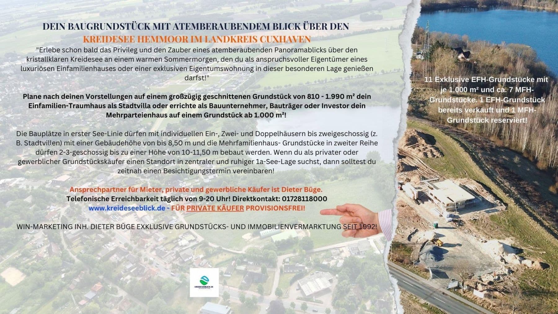 plot for sale, 970 m², Hemmoor, Lower Saxony plot for sale, 970 m², Hemmoor, Lower Saxony