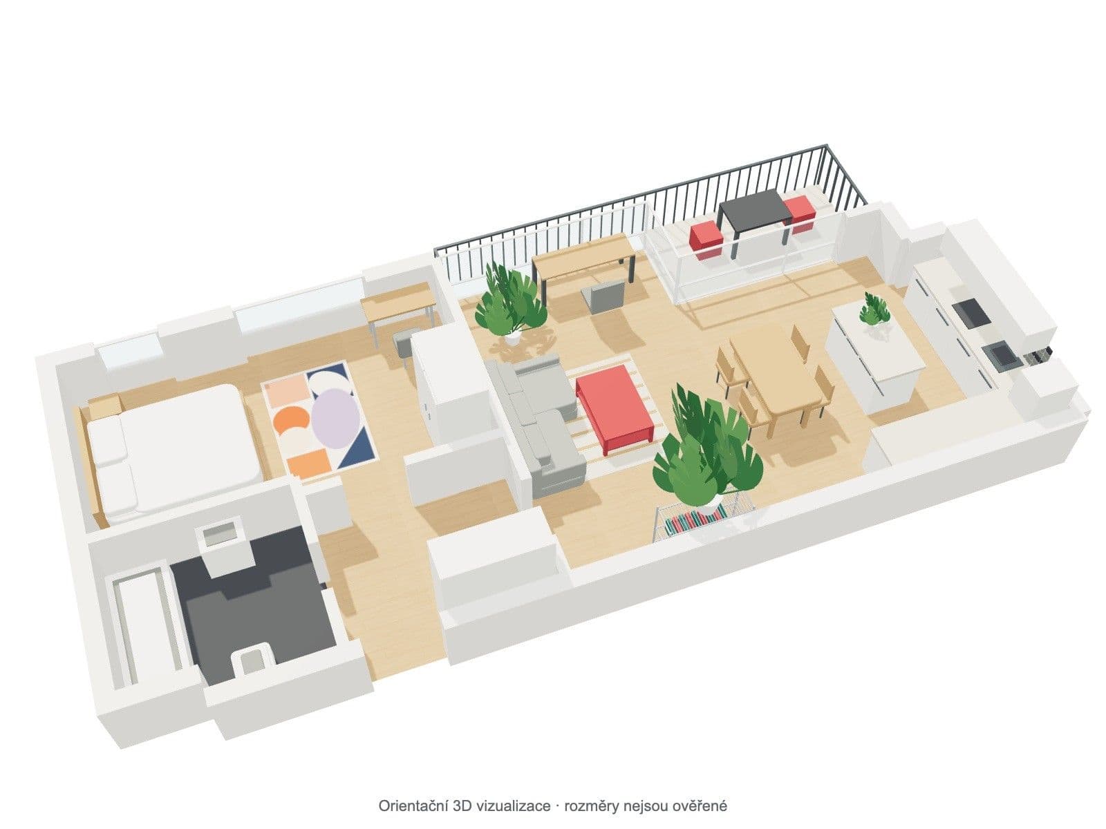 1 bedroom with open-plan kitchen flat for sale, 59 m², Moskevská, Prague, Prague 1 bedroom with open-plan kitchen flat for sale, 59 m², Moskevská, Prague, Prague