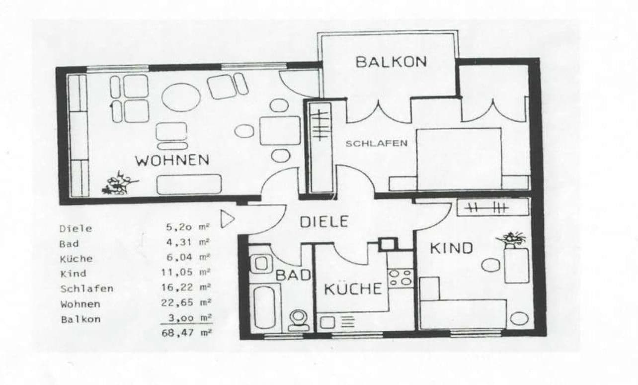 3 bedroom flat to rent, 66 m², Heinrich-Hoffmann-Straße 14, Frankfurt am Main, Hesse 3 bedroom flat to rent, 66 m², Heinrich-Hoffmann-Straße 14, Frankfurt am Main, Hesse