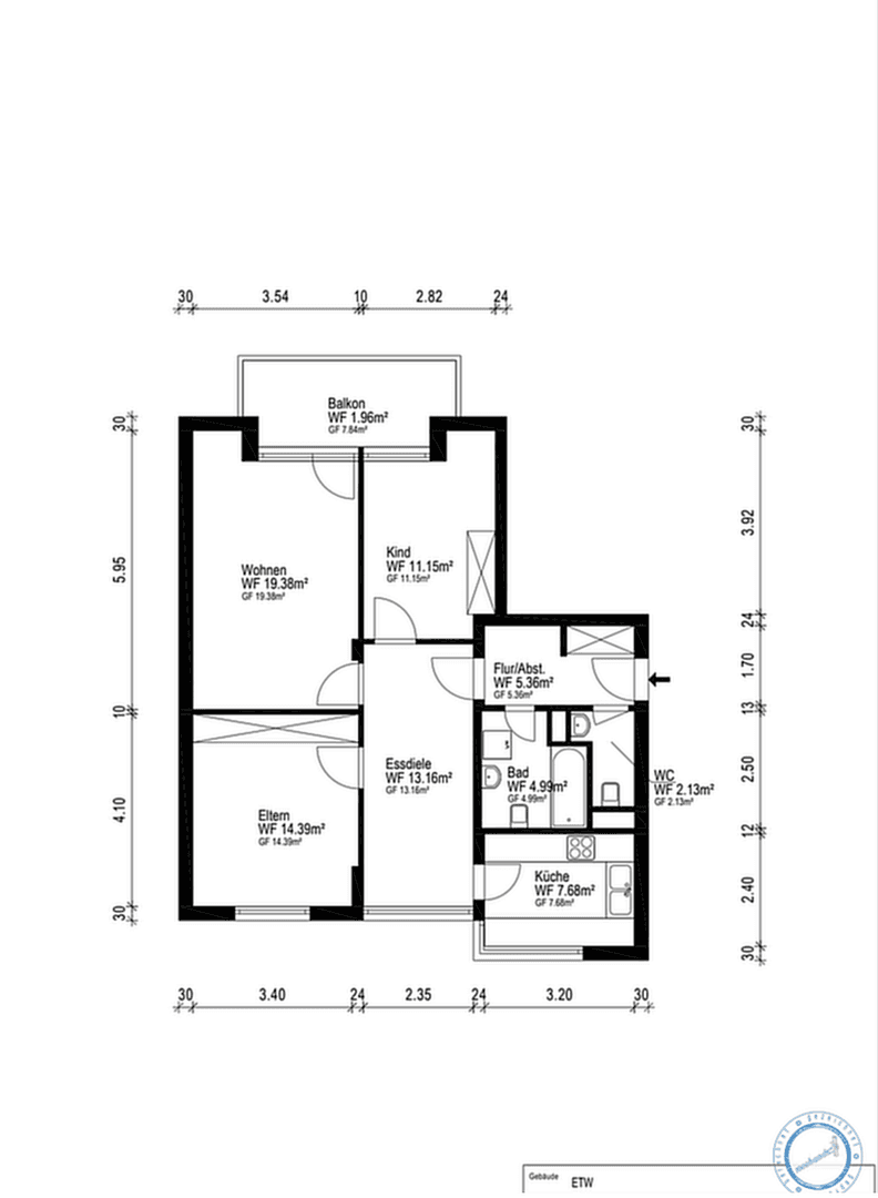 3 bedroom flat for sale, 81 m², Bremerhaven, Bremen 3 bedroom flat for sale, 81 m², Bremerhaven, Bremen
