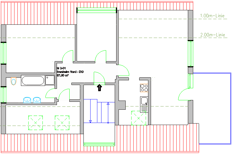 2 bedroom with open-plan kitchen flat to rent, 87 m², Ilvesheim, Baden-Württemberg 2 bedroom with open-plan kitchen flat to rent, 87 m², Ilvesheim, Baden-Württemberg