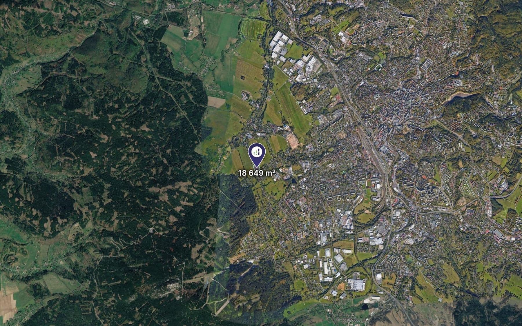 plot for sale, 18,649 m², Liberec, Liberecký Region plot for sale, 18,649 m², Liberec, Liberecký Region