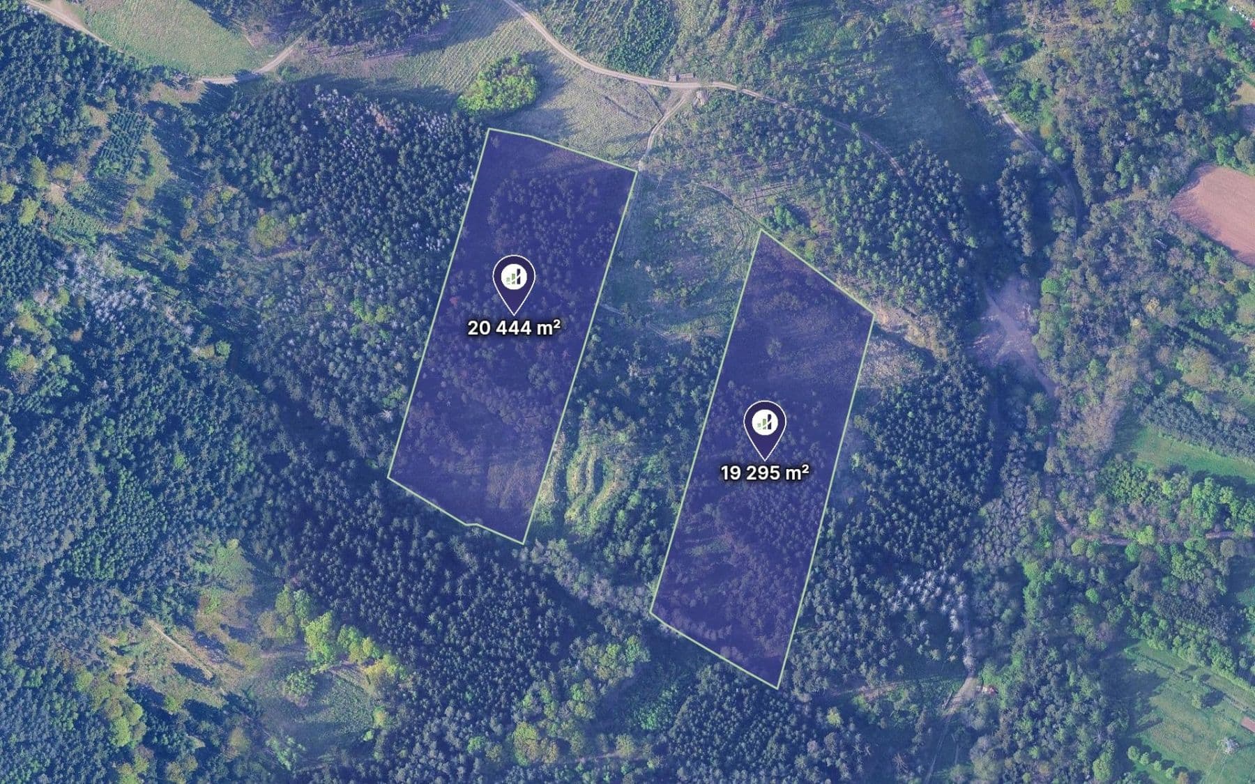 plot for sale, 39,739 m², Tišnov, Jihomoravský Region plot for sale, 39,739 m², Tišnov, Jihomoravský Region
