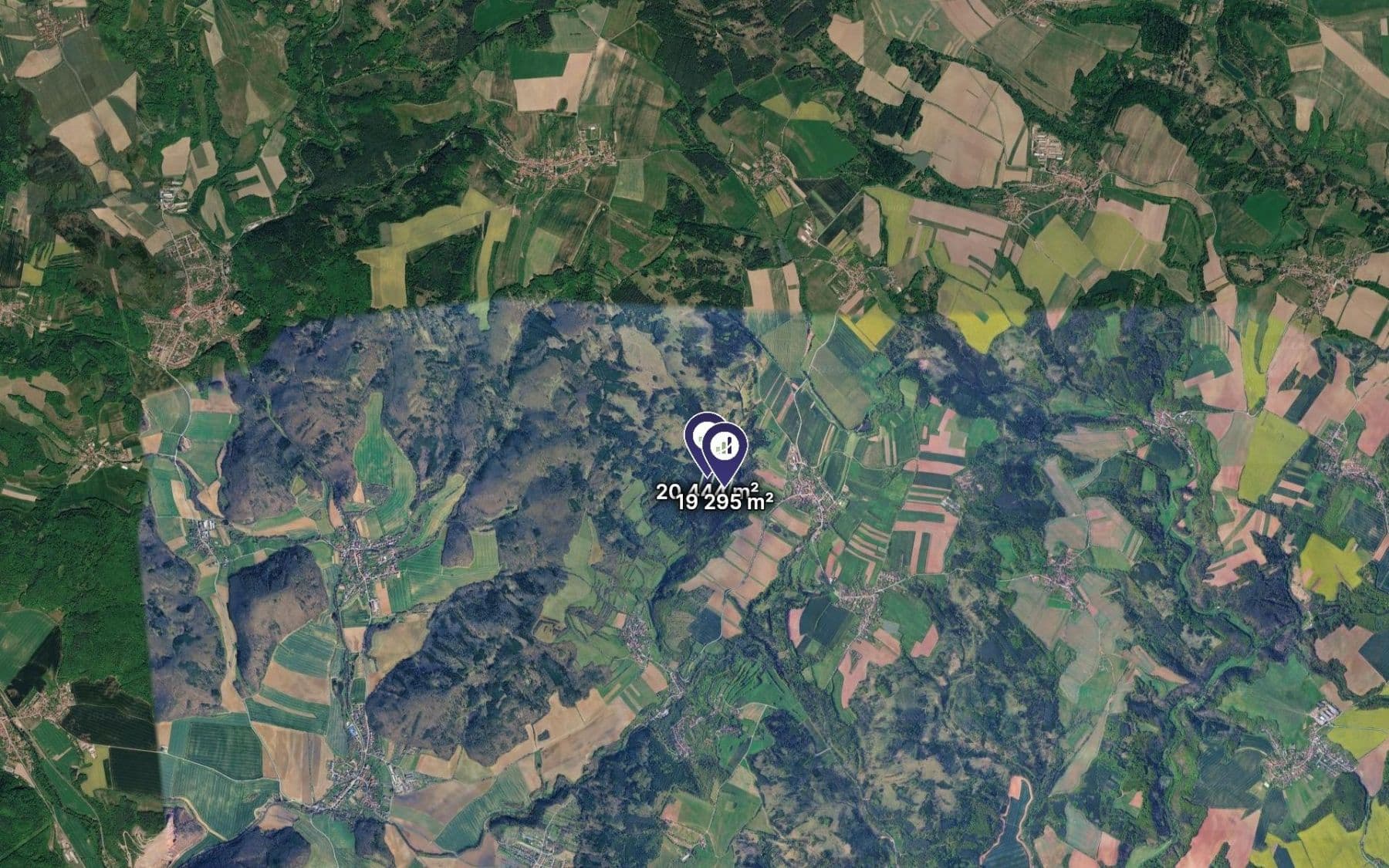 plot for sale, 39,739 m², Tišnov, Jihomoravský Region plot for sale, 39,739 m², Tišnov, Jihomoravský Region