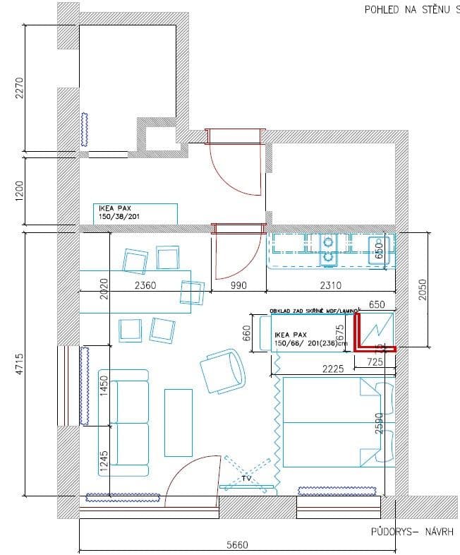 Studio flat to rent, 39 m², Čakovická, Prague, Prague Studio flat to rent, 39 m², Čakovická, Prague, Prague