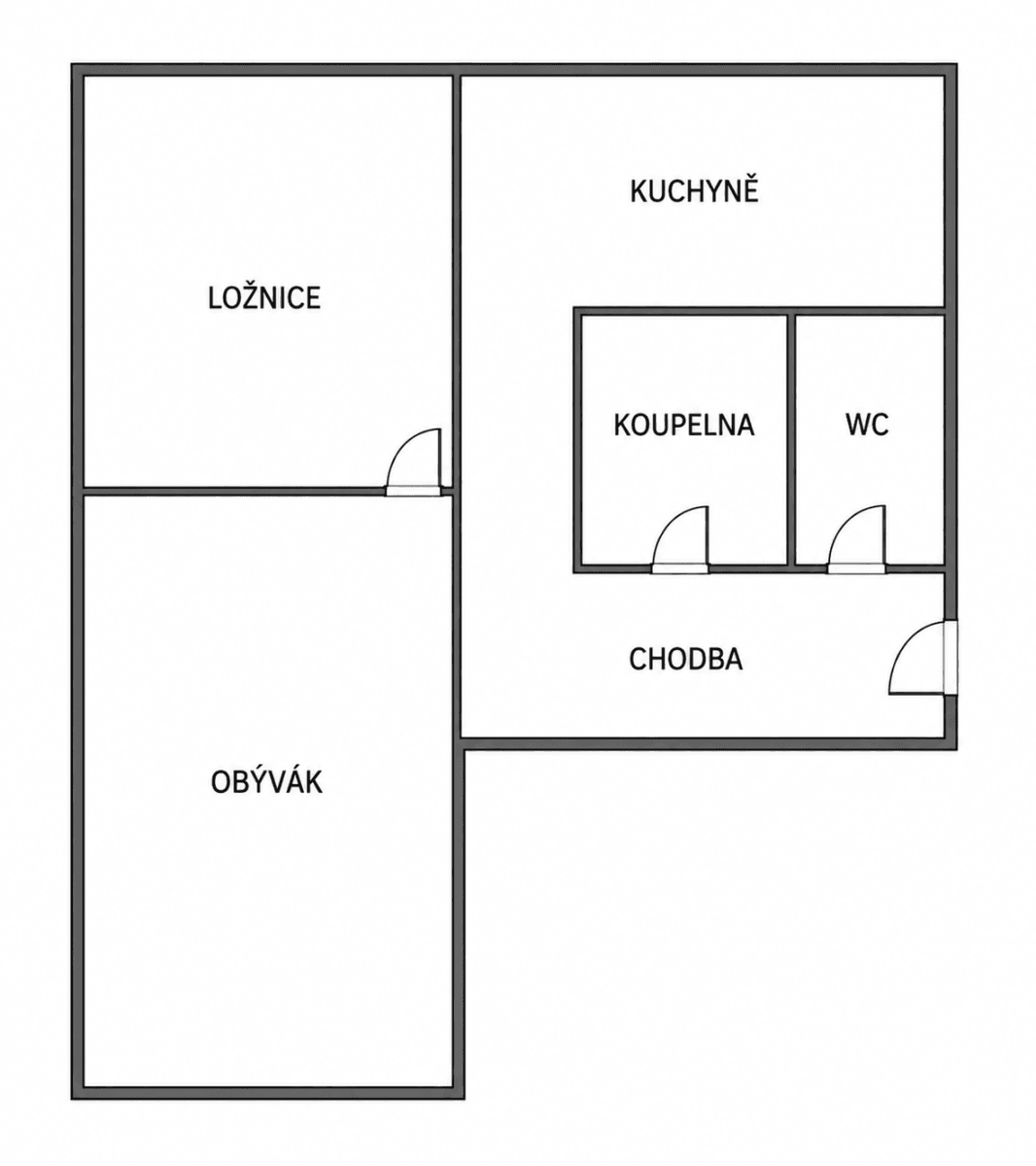 2 bedroom flat for sale, 57 m², Na Okraji, Prague, Prague 2 bedroom flat for sale, 57 m², Na Okraji, Prague, Prague