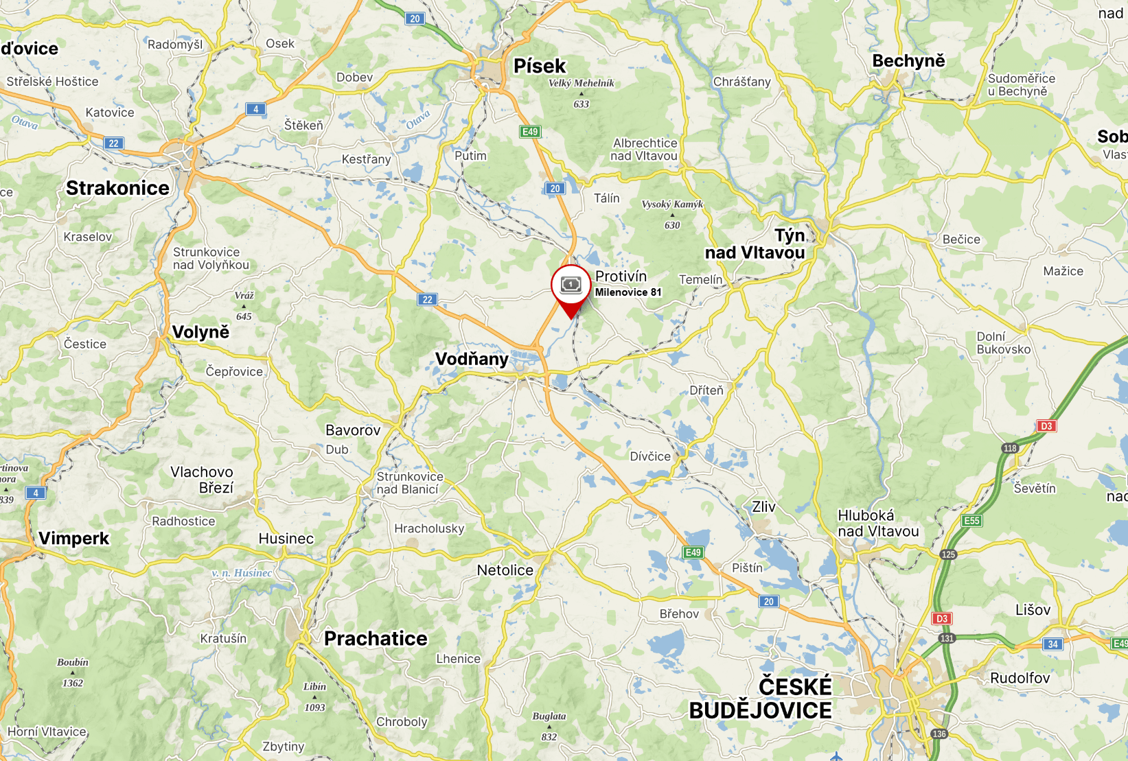 plot for sale, 840 m², Protivín, Jihočeský Region plot for sale, 840 m², Protivín, Jihočeský Region