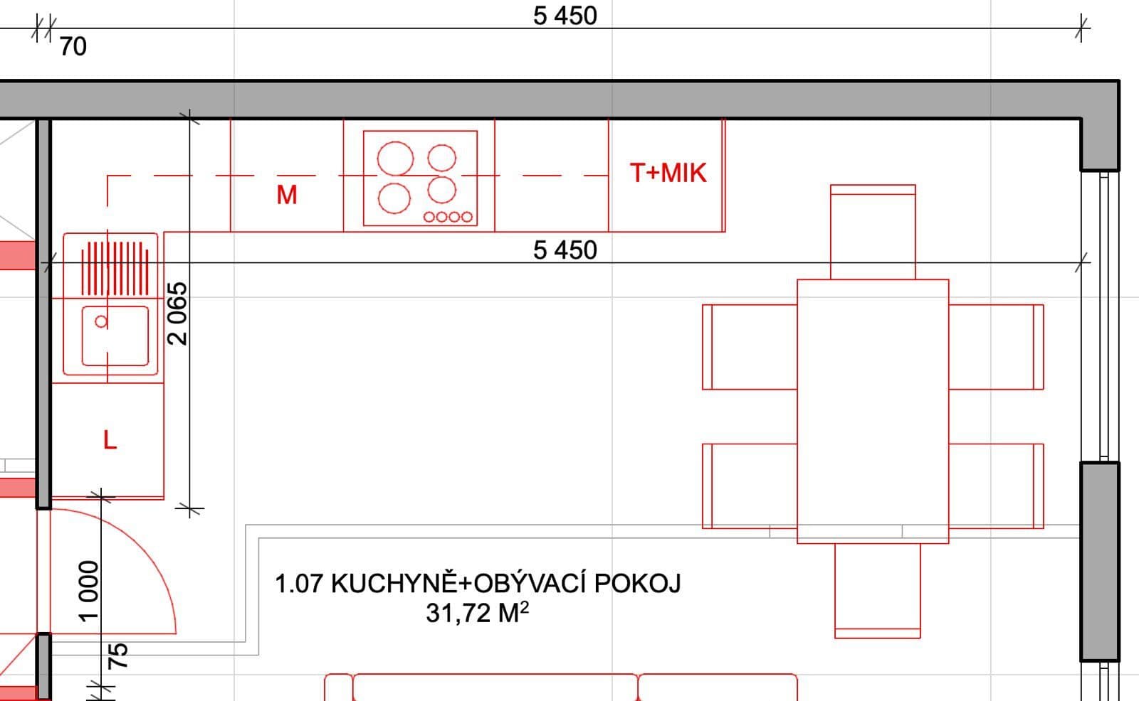 2 bedroom with open-plan kitchen flat to rent, 74 m², Augustinova, Prague, Prague 2 bedroom with open-plan kitchen flat to rent, 74 m², Augustinova, Prague, Prague