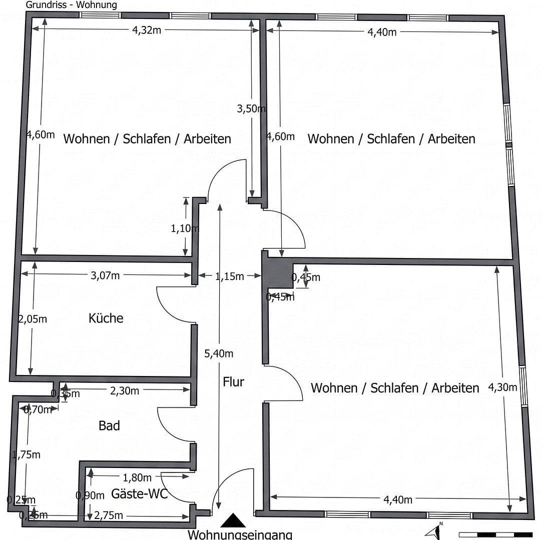 3 bedroom flat for sale, 80 m², K3 2, Mannheim, Baden-Württemberg 3 bedroom flat for sale, 80 m², K3 2, Mannheim, Baden-Württemberg