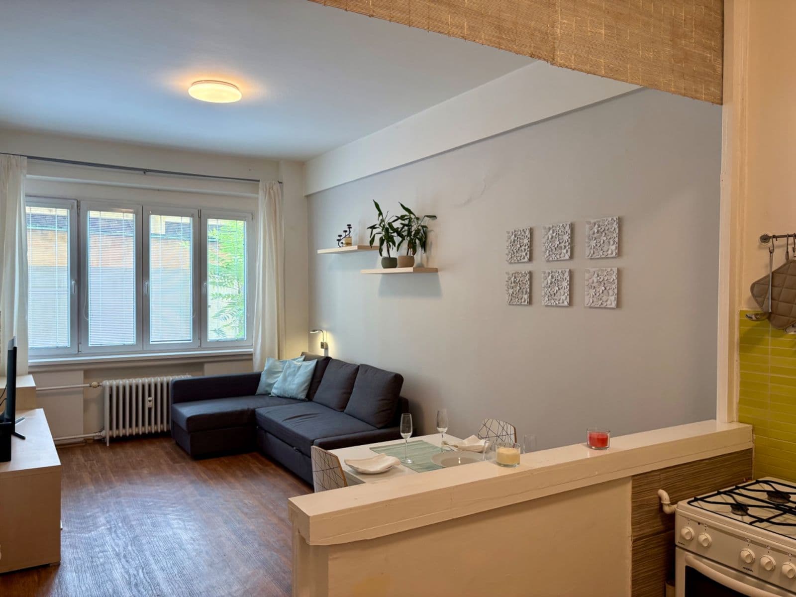 1 bedroom with open-plan kitchen flat to rent, 50 m², Veverkova, Prague, Prague 1 bedroom with open-plan kitchen flat to rent, 50 m², Veverkova, Prague, Prague