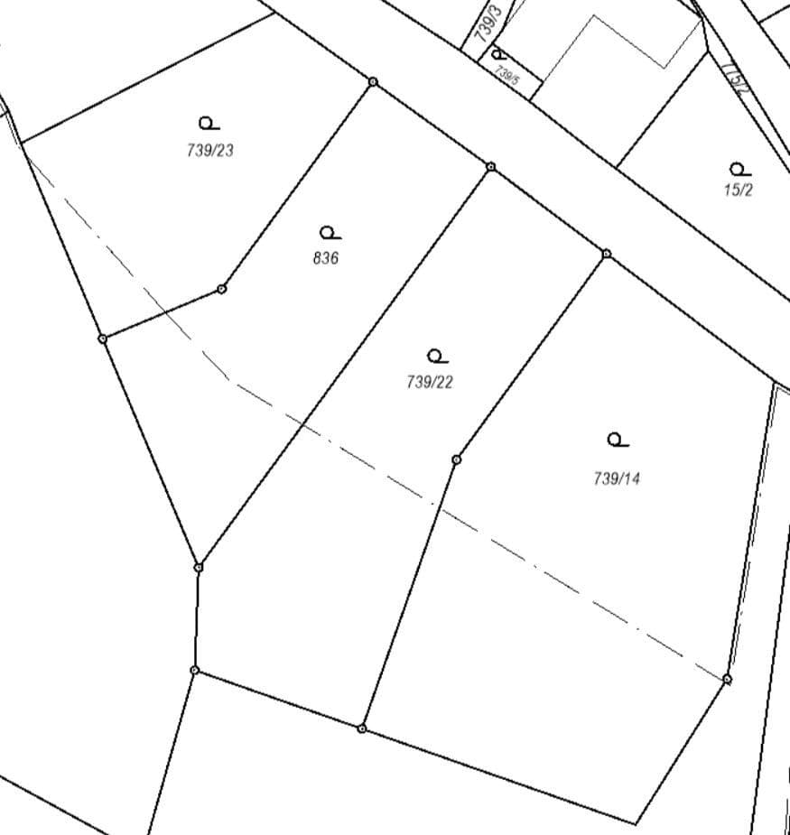 plot for sale, 1,425 m², Lhotka, Vysočina Region plot for sale, 1,425 m², Lhotka, Vysočina Region