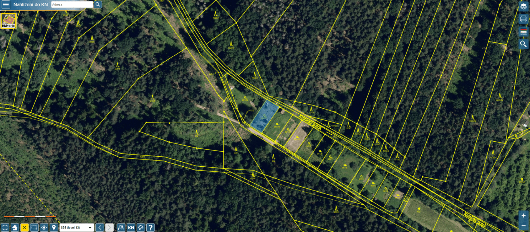 plot for sale, 417 m², Veverské Knínice, Jihomoravský Region plot for sale, 417 m², Veverské Knínice, Jihomoravský Region