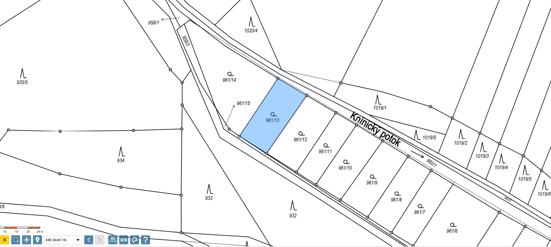 plot for sale, 417 m², Veverské Knínice, Jihomoravský Region plot for sale, 417 m², Veverské Knínice, Jihomoravský Region