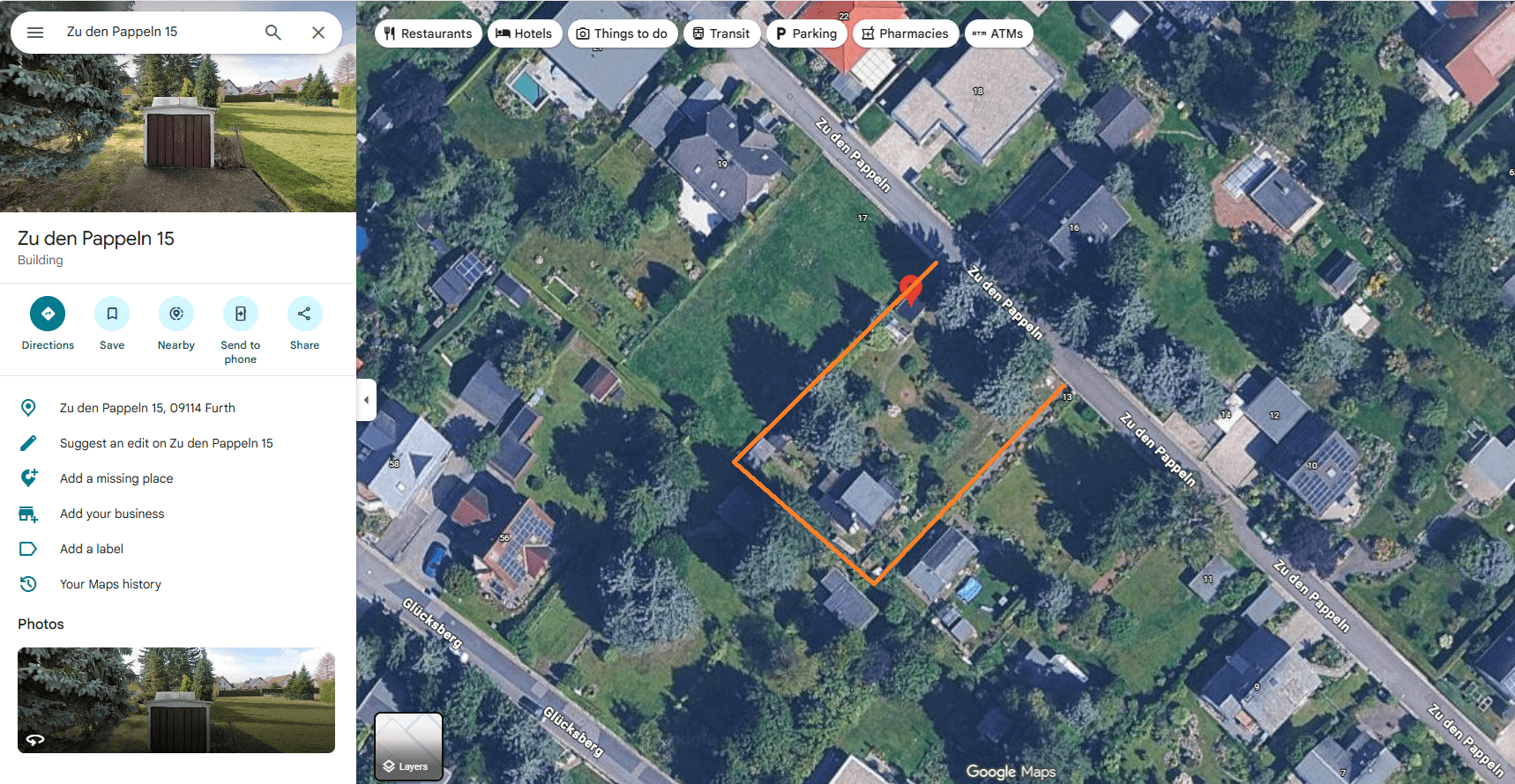 plot for sale, 1,000 m², Zu den Pappeln 15, Chemnitz, Saxony plot for sale, 1,000 m², Zu den Pappeln 15, Chemnitz, Saxony