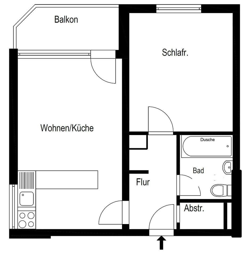 2 bedroom flat for sale, 50 m², Steinhübel 16, Homburg, Saarland 2 bedroom flat for sale, 50 m², Steinhübel 16, Homburg, Saarland