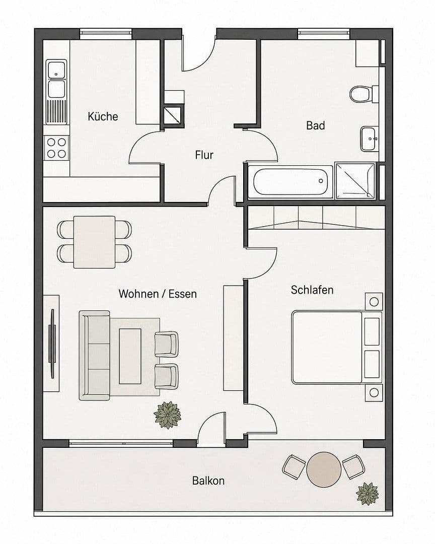 2 bedroom flat for sale, 63 m², Wiesbaden, Hesse 2 bedroom flat for sale, 63 m², Wiesbaden, Hesse