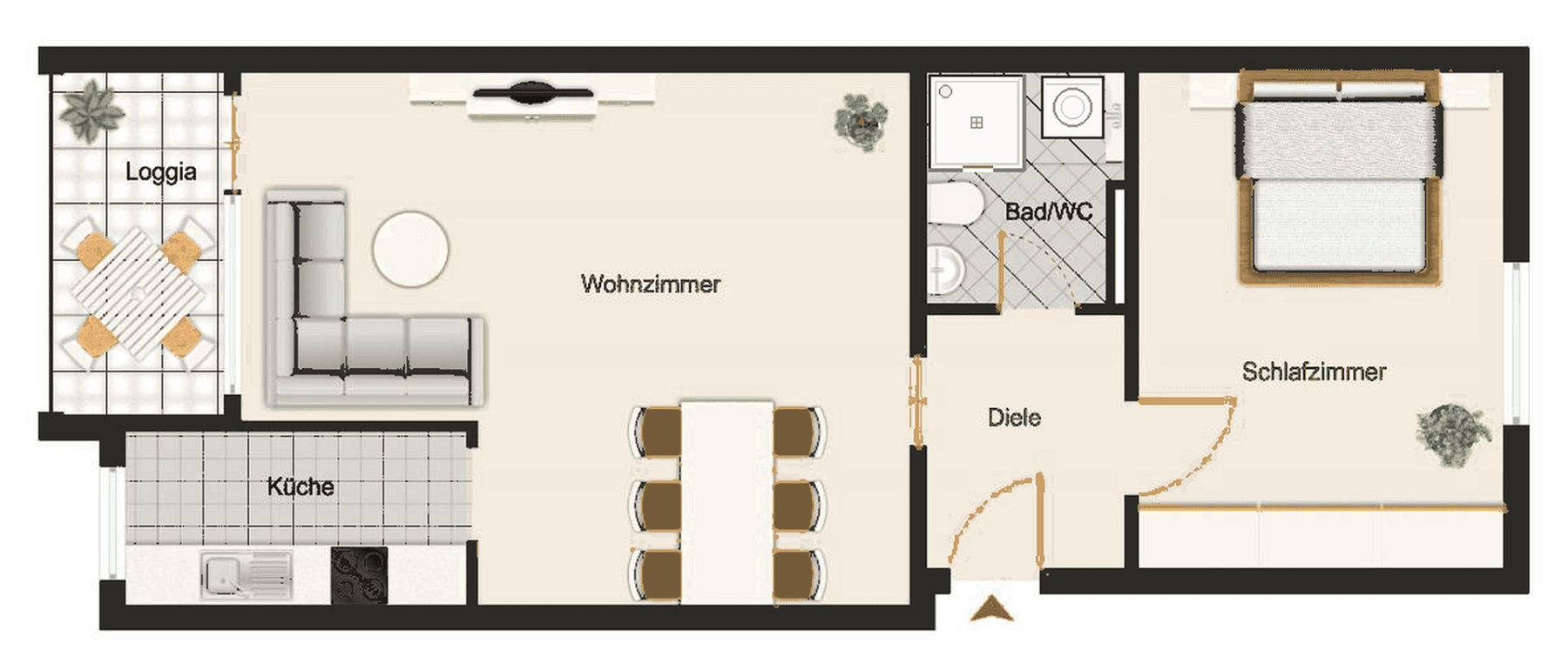 2 bedroom flat to rent, 63 m², Olching, Bavaria 2 bedroom flat to rent, 63 m², Olching, Bavaria