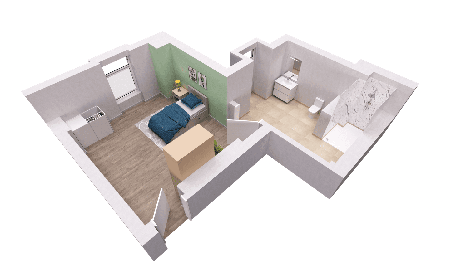 1 bedroom flat to rent, 32 m², Bad Nenndorf, Lower Saxony 1 bedroom flat to rent, 32 m², Bad Nenndorf, Lower Saxony