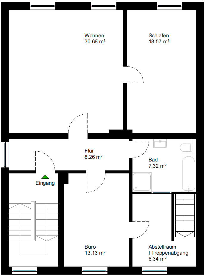 6 bedroom flat to rent, 185 m², Jahnstrasse 1, Hof, Bavaria 6 bedroom flat to rent, 185 m², Jahnstrasse 1, Hof, Bavaria