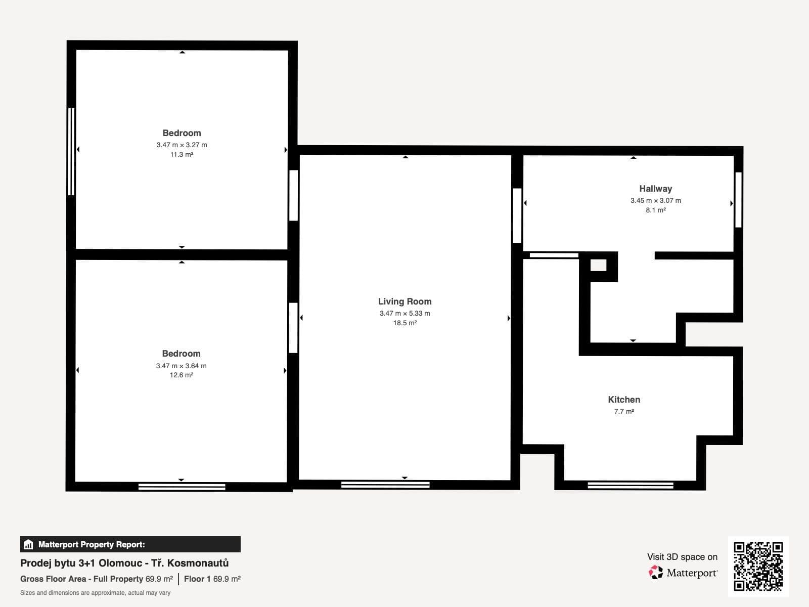 3 bedroom flat for sale, 62 m², tř. Kosmonautů, Olomouc, Olomoucký Region 3 bedroom flat for sale, 62 m², tř. Kosmonautů, Olomouc, Olomoucký Region