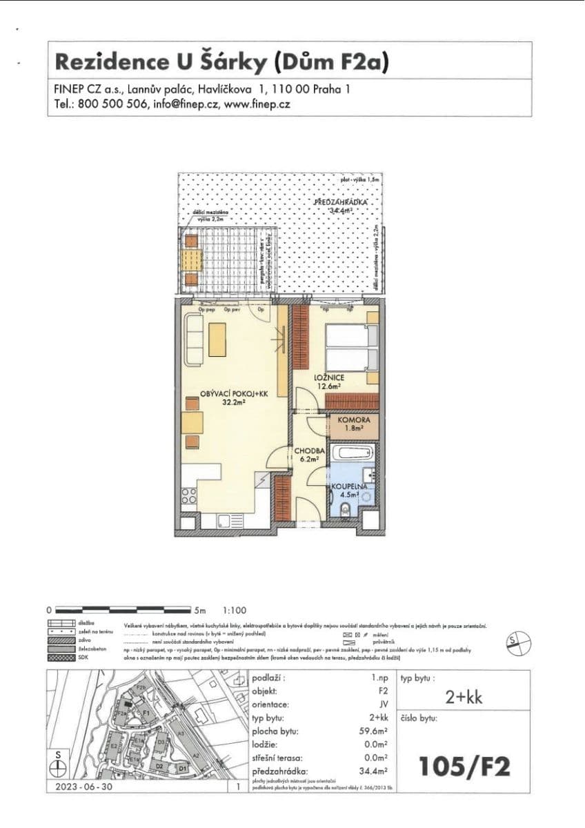 1 bedroom with open-plan kitchen flat for sale, 60 m², Huppnerova, Prague, Prague 1 bedroom with open-plan kitchen flat for sale, 60 m², Huppnerova, Prague, Prague