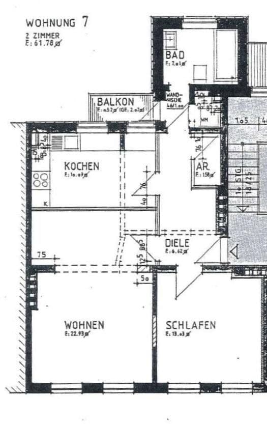 2 bedroom flat to rent, 61 m², Adolfstraße 30, Bremerhaven, Bremen 2 bedroom flat to rent, 61 m², Adolfstraße 30, Bremerhaven, Bremen