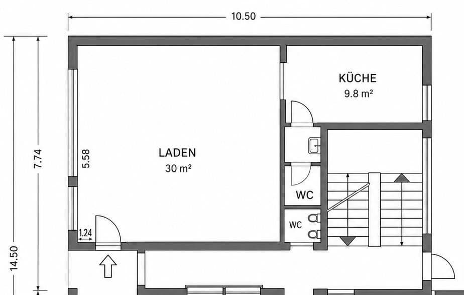 office to rent, 43 m², Duisburg, North Rhine-Westphalia office to rent, 43 m², Duisburg, North Rhine-Westphalia
