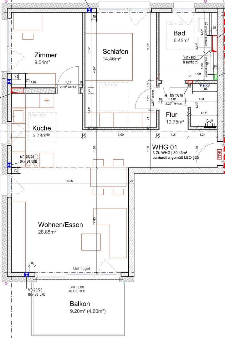 2 bedroom with open-plan kitchen flat to rent, 80 m², Heilbronner Str. 11, Neckarwestheim, Baden-Württemberg 2 bedroom with open-plan kitchen flat to rent, 80 m², Heilbronner Str. 11, Neckarwestheim, Baden-Württemberg