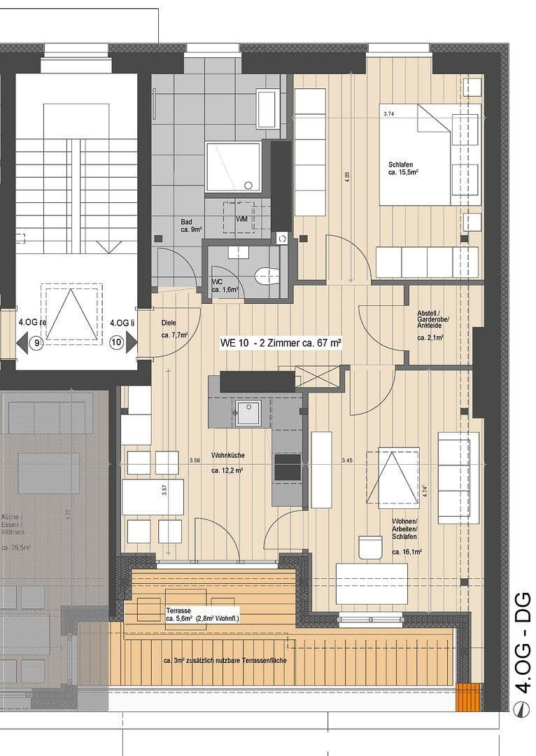 1 bedroom with open-plan kitchen flat for sale, 67 m², Walderseestraße, Berlin, Berlin 1 bedroom with open-plan kitchen flat for sale, 67 m², Walderseestraße, Berlin, Berlin