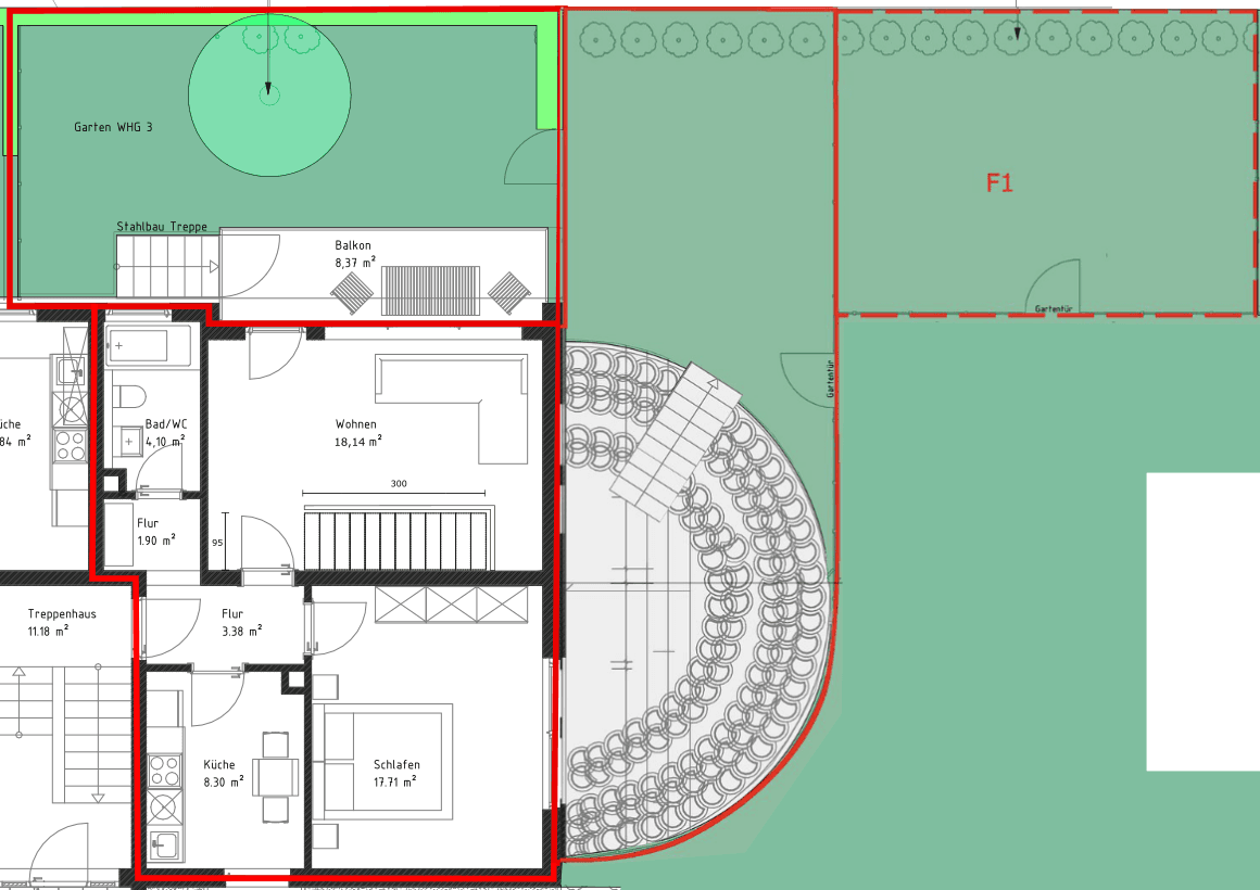 3 bedroom with open-plan kitchen flat for sale, 112 m², Schobertweg 38, Erlangen, Bavaria 3 bedroom with open-plan kitchen flat for sale, 112 m², Schobertweg 38, Erlangen, Bavaria