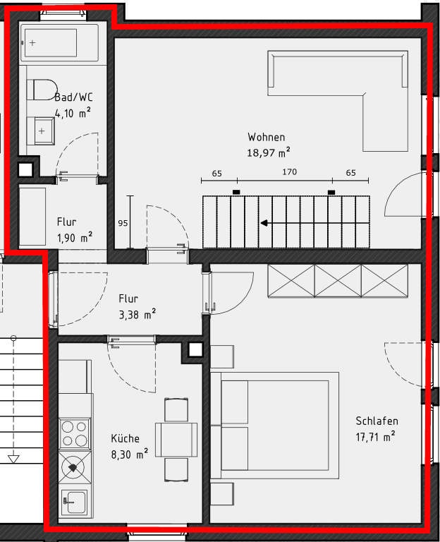 3 bedroom with open-plan kitchen flat for sale, 112 m², Schobertweg 38, Erlangen, Bavaria 3 bedroom with open-plan kitchen flat for sale, 112 m², Schobertweg 38, Erlangen, Bavaria