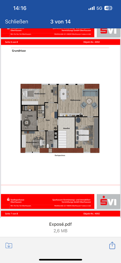 3 bedroom with open-plan kitchen flat to rent, 83 m², Kiwittenberg 43, Oberhausen, North Rhine-Westphalia 3 bedroom with open-plan kitchen flat to rent, 83 m², Kiwittenberg 43, Oberhausen, North Rhine-Westphalia