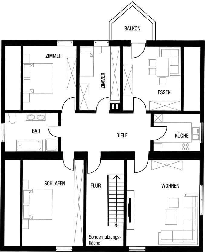 5 bedroom flat for sale, 109 m², Germaringen, Bavaria 5 bedroom flat for sale, 109 m², Germaringen, Bavaria
