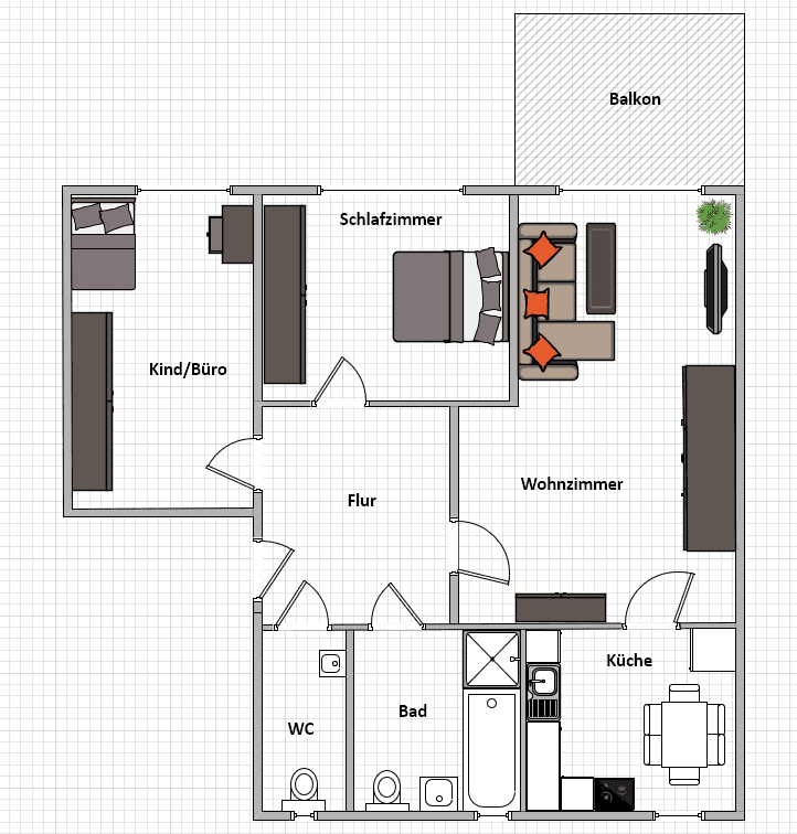 3 bedroom flat to rent, 83 m², Immendingen, Baden-Württemberg 3 bedroom flat to rent, 83 m², Immendingen, Baden-Württemberg