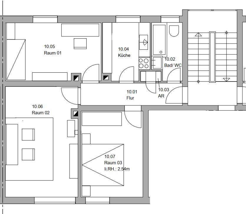 3 bedroom flat to rent, 60 m², Margarethenstr. 37, Lübeck, Schleswig-Holstein 3 bedroom flat to rent, 60 m², Margarethenstr. 37, Lübeck, Schleswig-Holstein