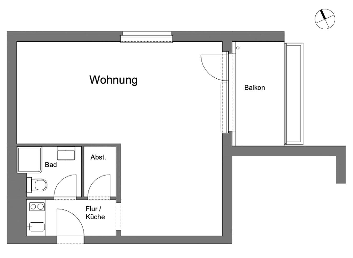 Studio flat to rent, 45 m², Max-Stromeyer-Straße 3, Konstanz, Baden-Württemberg Studio flat to rent, 45 m², Max-Stromeyer-Straße 3, Konstanz, Baden-Württemberg