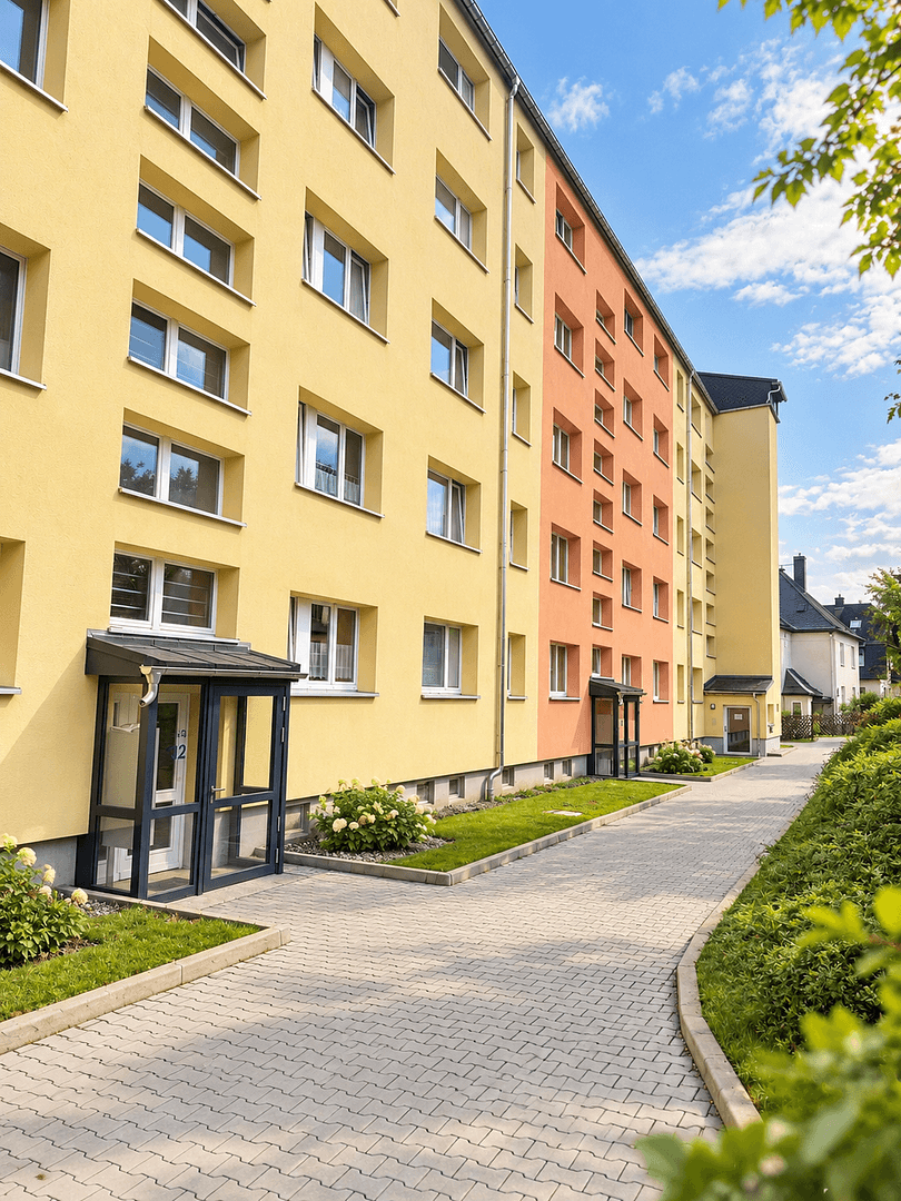 3 bedroom flat to rent, 61 m², Hainstraße 16, Thum, Saxony 3 bedroom flat to rent, 61 m², Hainstraße 16, Thum, Saxony