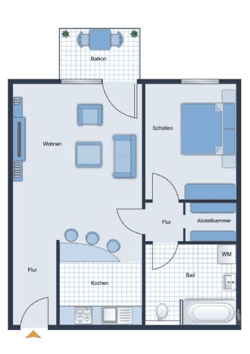 2 bedroom flat to rent, 52 m², Lortzingstraße 35, Hilden, North Rhine-Westphalia 2 bedroom flat to rent, 52 m², Lortzingstraße 35, Hilden, North Rhine-Westphalia