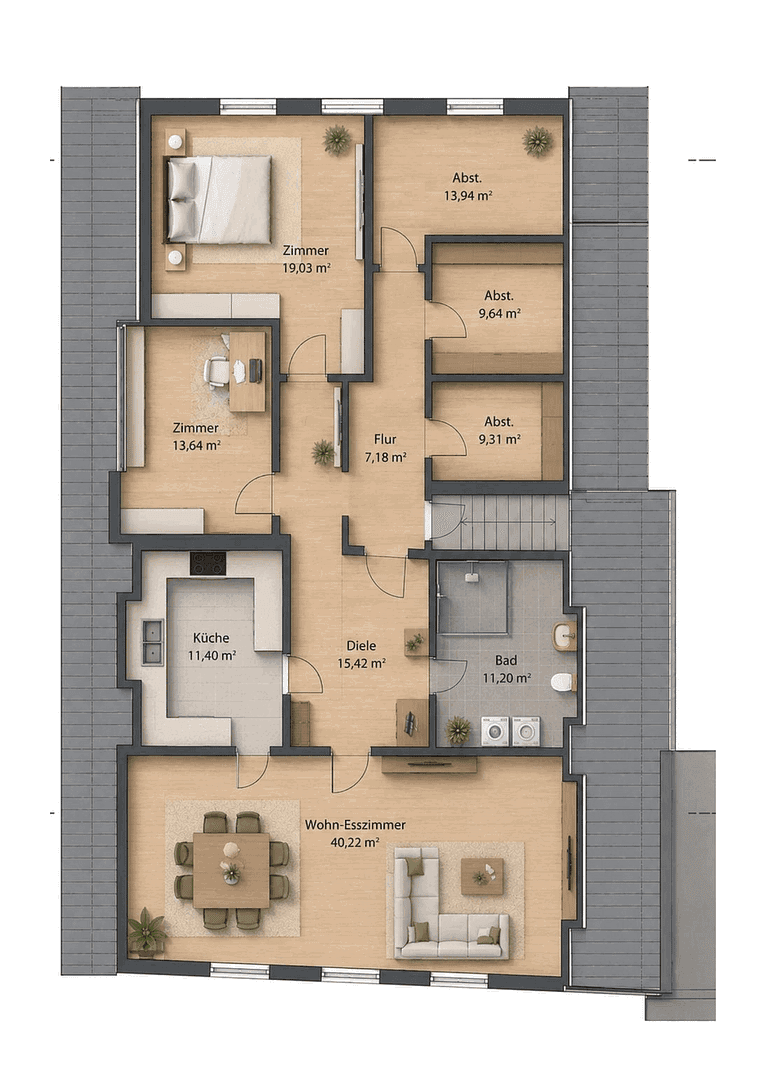 2 bedroom with open-plan kitchen flat to rent, 120 m², Schrobenhausen, Bavaria 2 bedroom with open-plan kitchen flat to rent, 120 m², Schrobenhausen, Bavaria