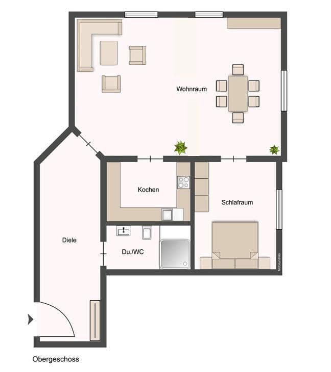 2 bedroom flat to rent, 53 m², Breitenfelder Strasse, Leipzig, Saxony 2 bedroom flat to rent, 53 m², Breitenfelder Strasse, Leipzig, Saxony