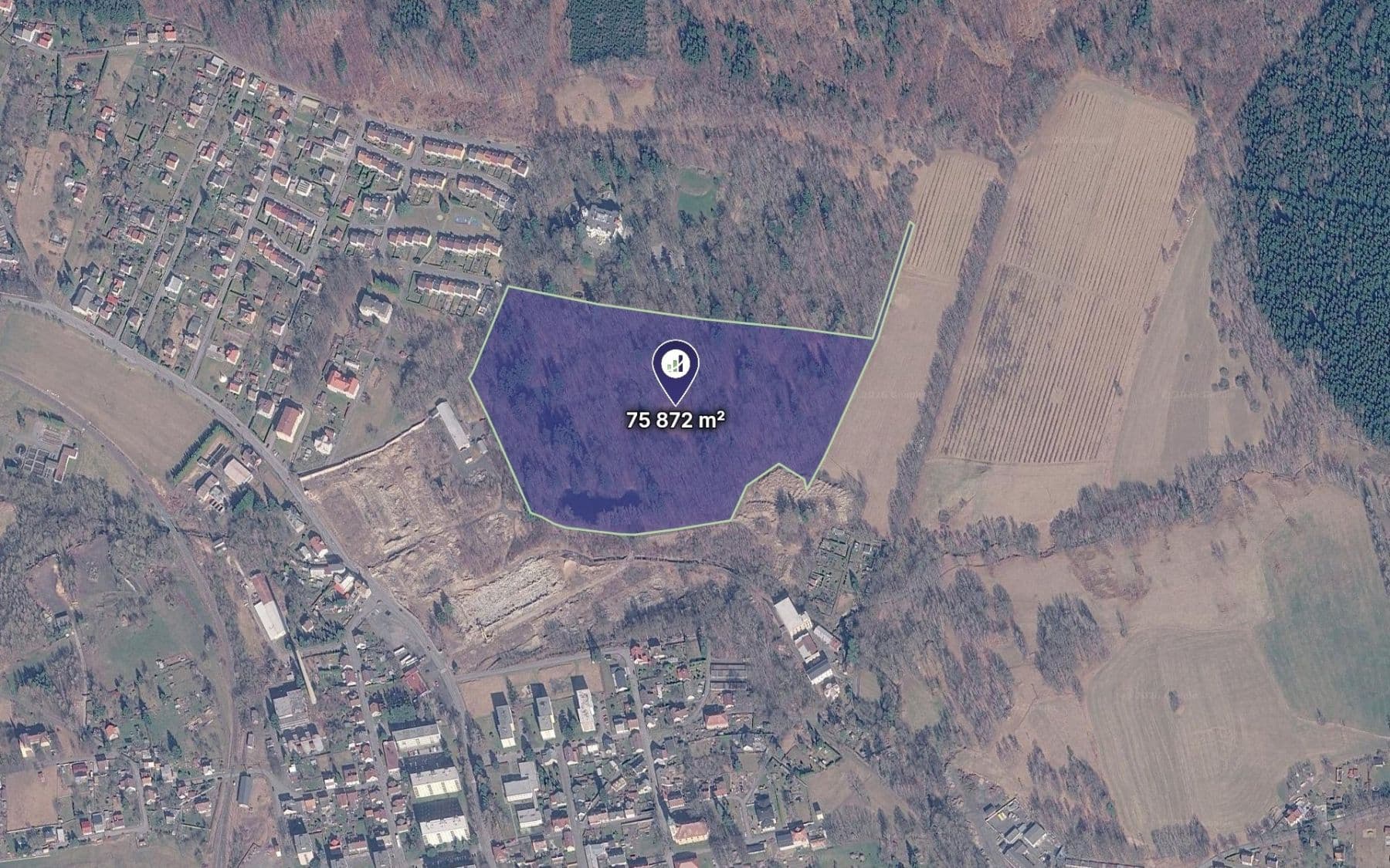 plot for sale, 75,872 m², Nové Město pod Smrkem, Liberecký Region plot for sale, 75,872 m², Nové Město pod Smrkem, Liberecký Region