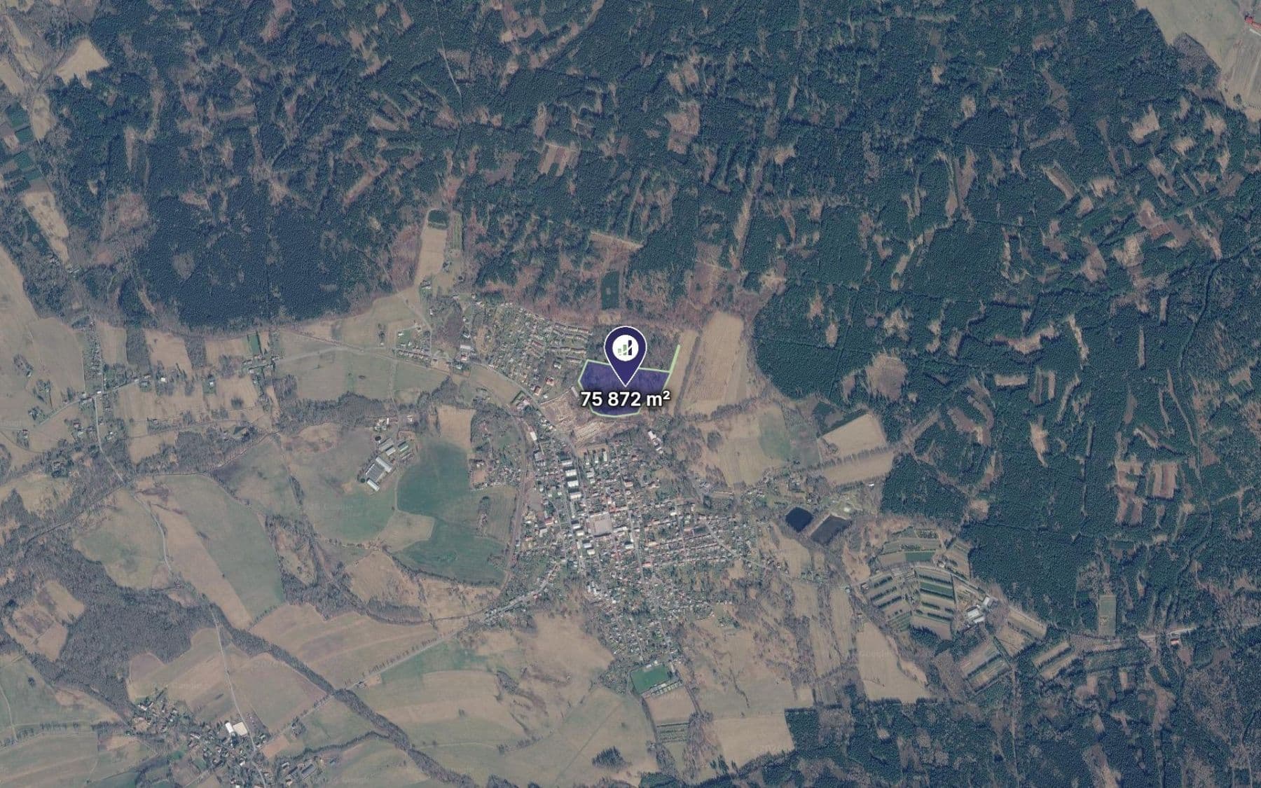 plot for sale, 75,872 m², Nové Město pod Smrkem, Liberecký Region plot for sale, 75,872 m², Nové Město pod Smrkem, Liberecký Region