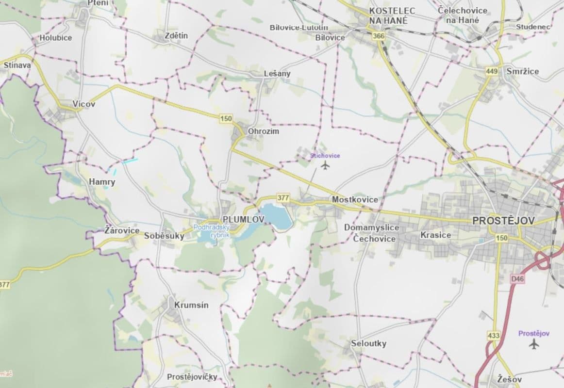 plot for sale, 27,811 m², Plumlov, Olomoucký Region plot for sale, 27,811 m², Plumlov, Olomoucký Region