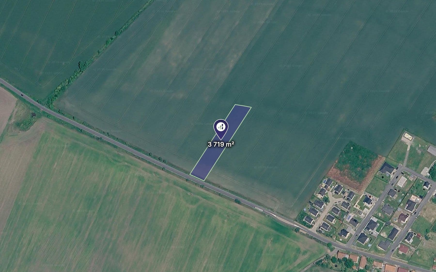 plot for sale, 989 m², Pečky, Středočeský Region plot for sale, 989 m², Pečky, Středočeský Region