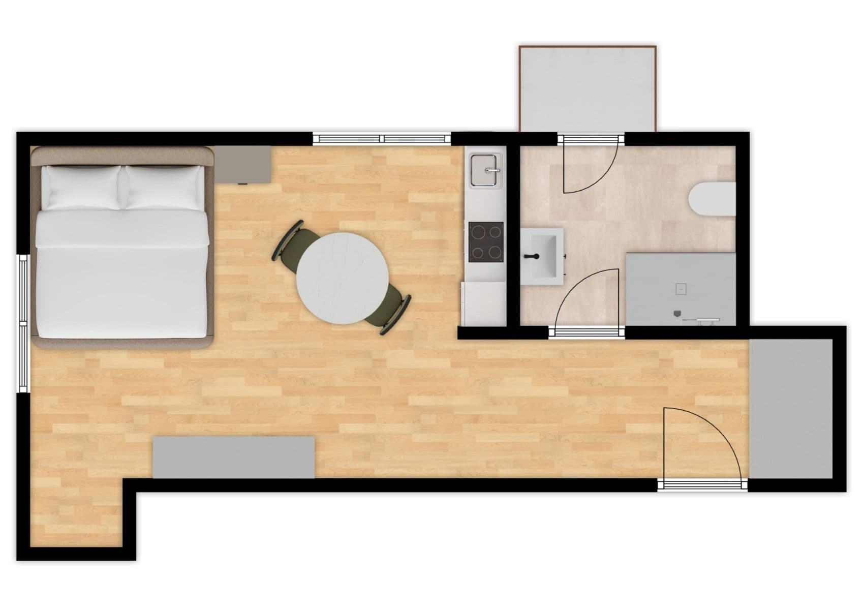 Studio flat for sale, 36 m², Hartigova, Prague, Prague Studio flat for sale, 36 m², Hartigova, Prague, Prague