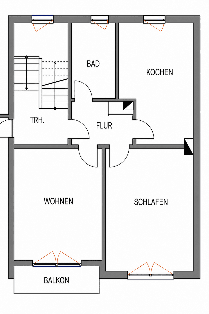 2 bedroom flat to rent, 60 m², Hahnenbachstraße 58, Hahnenbach, Rhineland-Palatinate 2 bedroom flat to rent, 60 m², Hahnenbachstraße 58, Hahnenbach, Rhineland-Palatinate