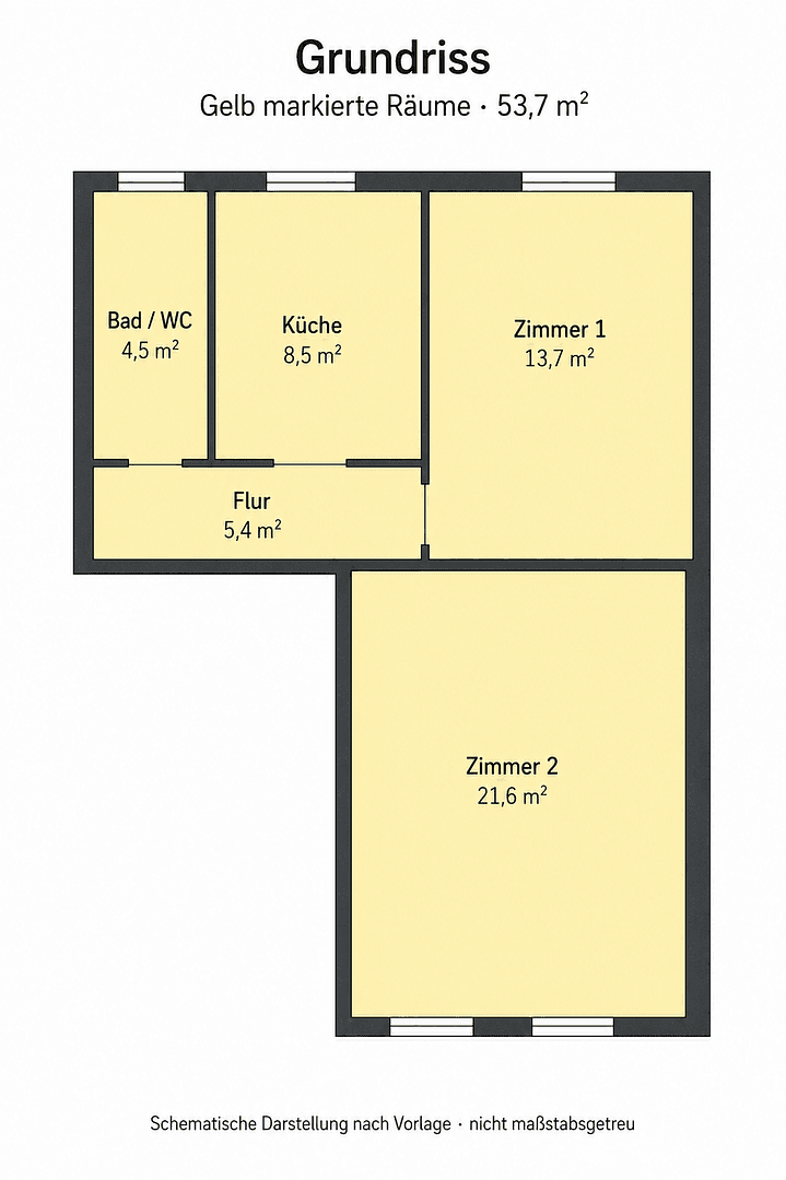 2 bedroom flat to rent, 54 m², Bürgermeister-Fuchs-Straße 24-26, Mannheim, Baden-Württemberg 2 bedroom flat to rent, 54 m², Bürgermeister-Fuchs-Straße 24-26, Mannheim, Baden-Württemberg